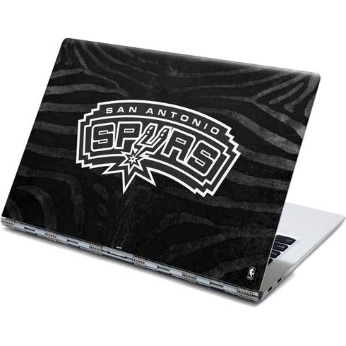NBA San Antonio Spurs Black Animal Print Yoga 910 2-in-1 14in Touch-Screen Skin